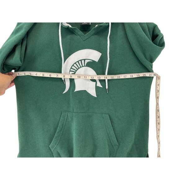 New Colosseum Womens Green Hoodie With Spartan Helmet Logo Size M - Picture 6 of 6